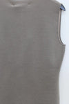 SWAYING/KNIT double-sided slim cardigan vest SW24SS1T48 marl